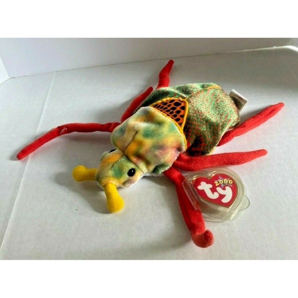 2000 Ty Beanie Baby Scurry Retired Beetle Bug Plush BB6